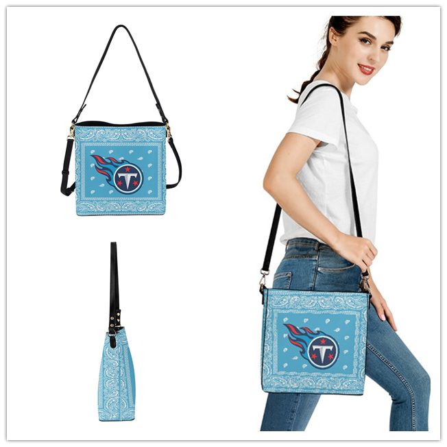 Tennessee Titans PU Leather Bucket Handbag 001
